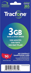 $60 1200 Min 1200 Text 3 GB Data 365–Day Plan N175
