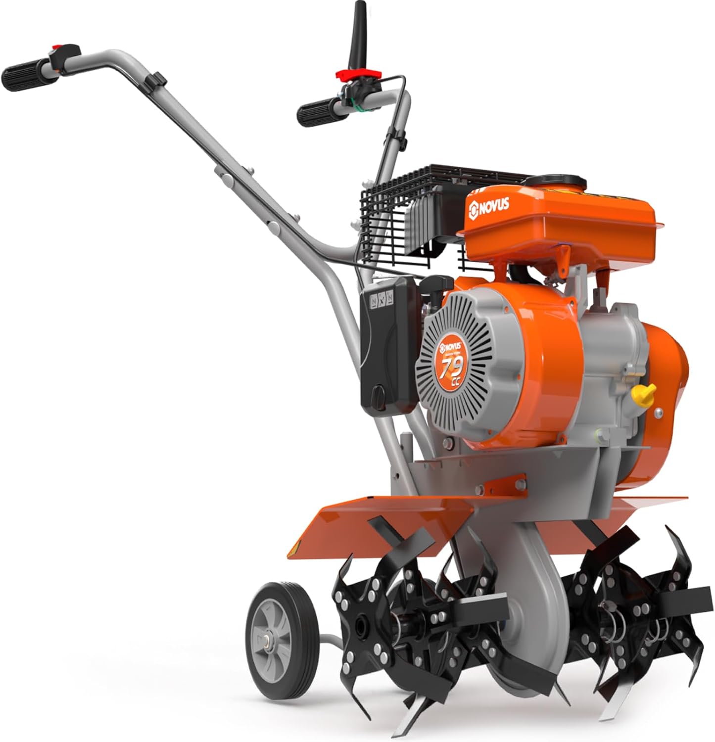 17-Inch Gas Tiller, 79 cc 4-Cycle Gas Engine, Forged Steel Tines S12016
