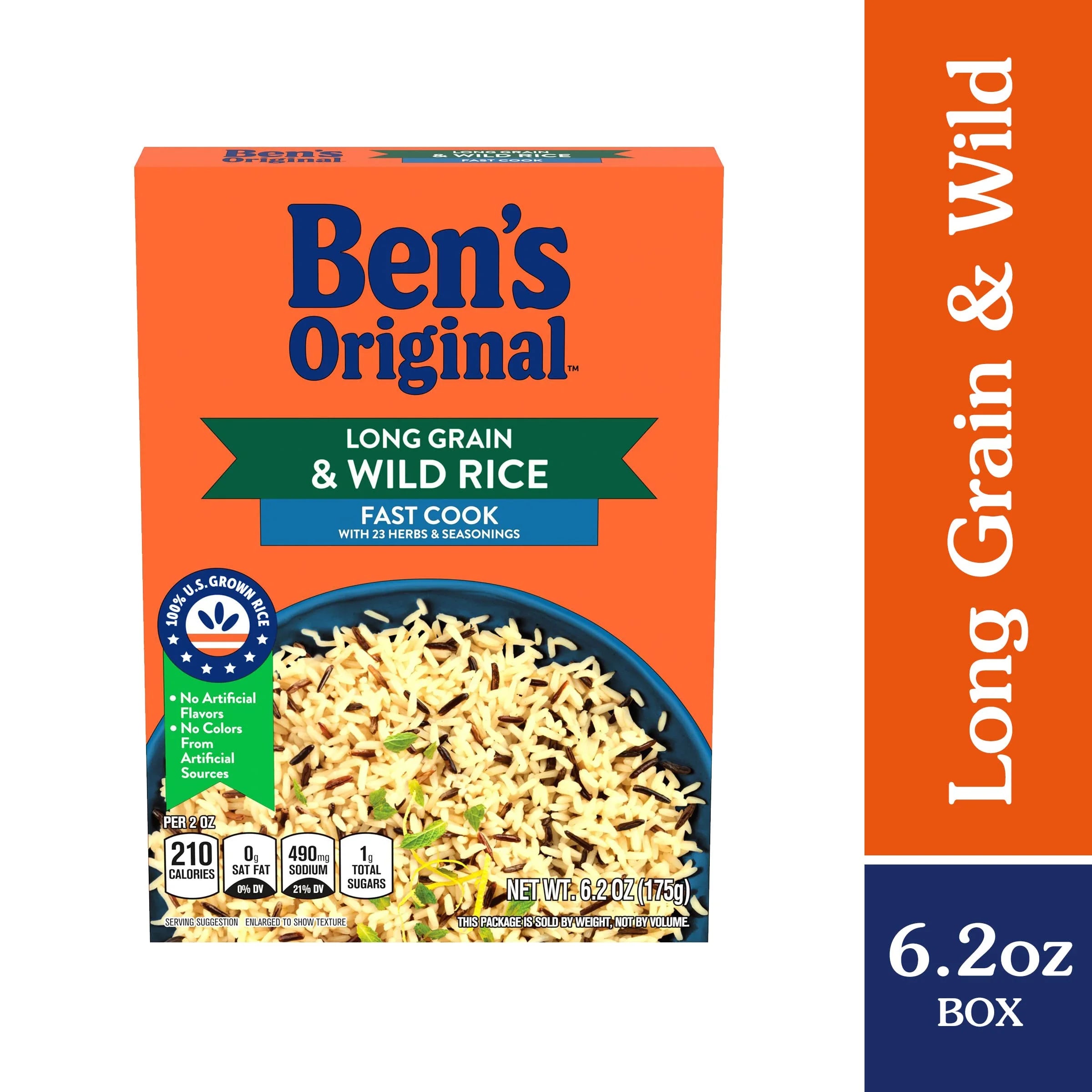 Long Grain Rice And Wild Rice, 6.2 Oz Box (Pack Of 12) I127