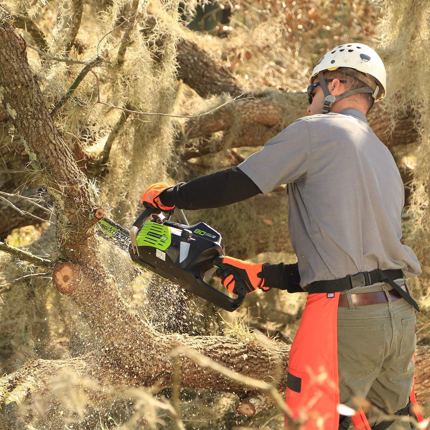 Discontinued 18-Inch 80V Cordless Lithium-Ion Chainsaw M972