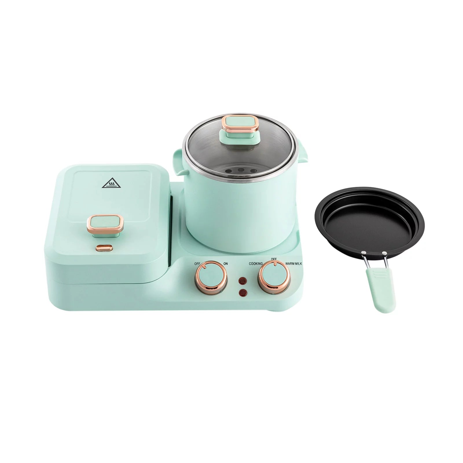 3 in 1 Breakfast Maker Machine with Non-stick Coating Plate X783