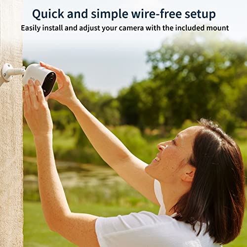 White 2K HDR Wireless Security Camera 4 Cameras Y69436