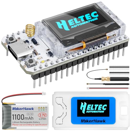 ESP32 LoRa V3 Development Board with 1100mAh Battery and N30 Protect Case Set Y75186