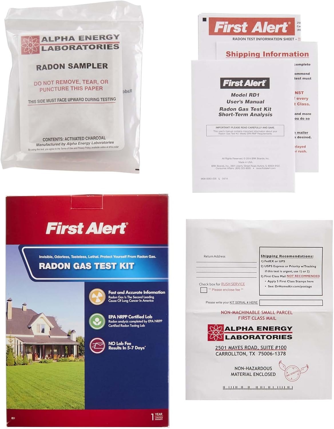 Radon Gas Test Kit Y862