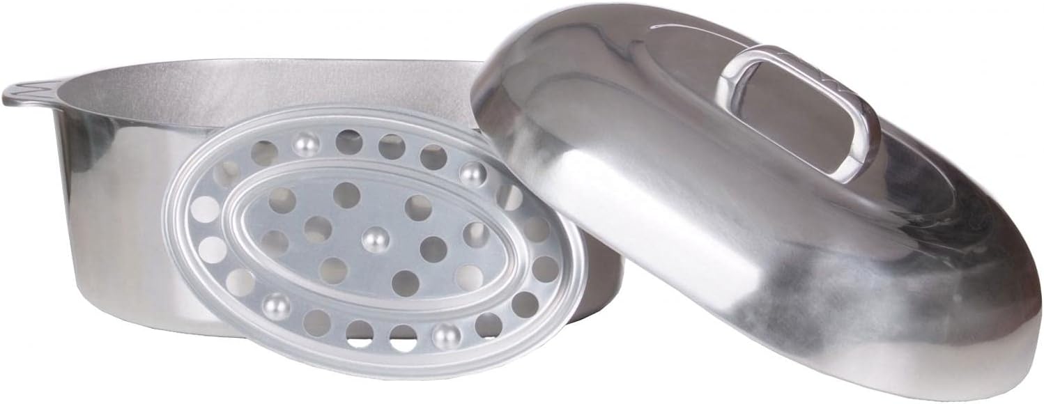 18-Inch Oval Aluminum Roaster C1506