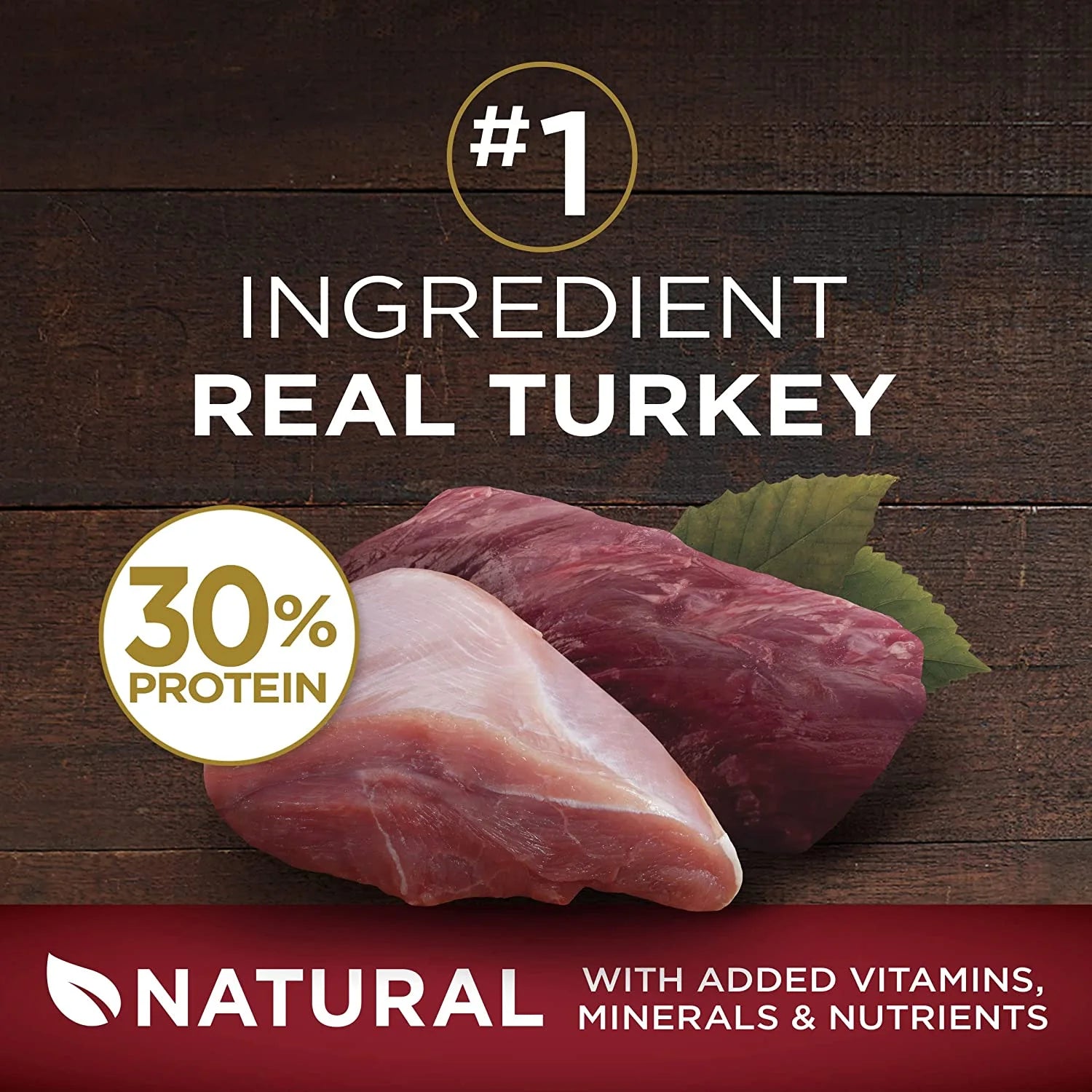 27.5 lb. Dry Dog Food with Real Turkey & Venison D3863