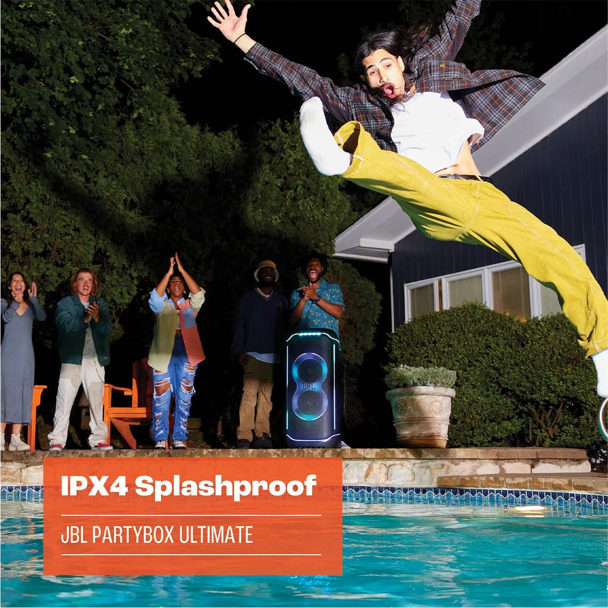 Waterproof Wi-Fi Party Speaker with Dolby Atmos L6272