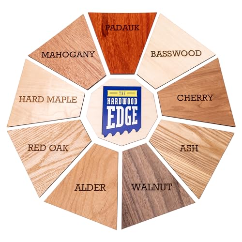 Mahogany Hardwood Planks 4-Pack 1/8’’ (3mm) 100% Pure Hardwood A644489