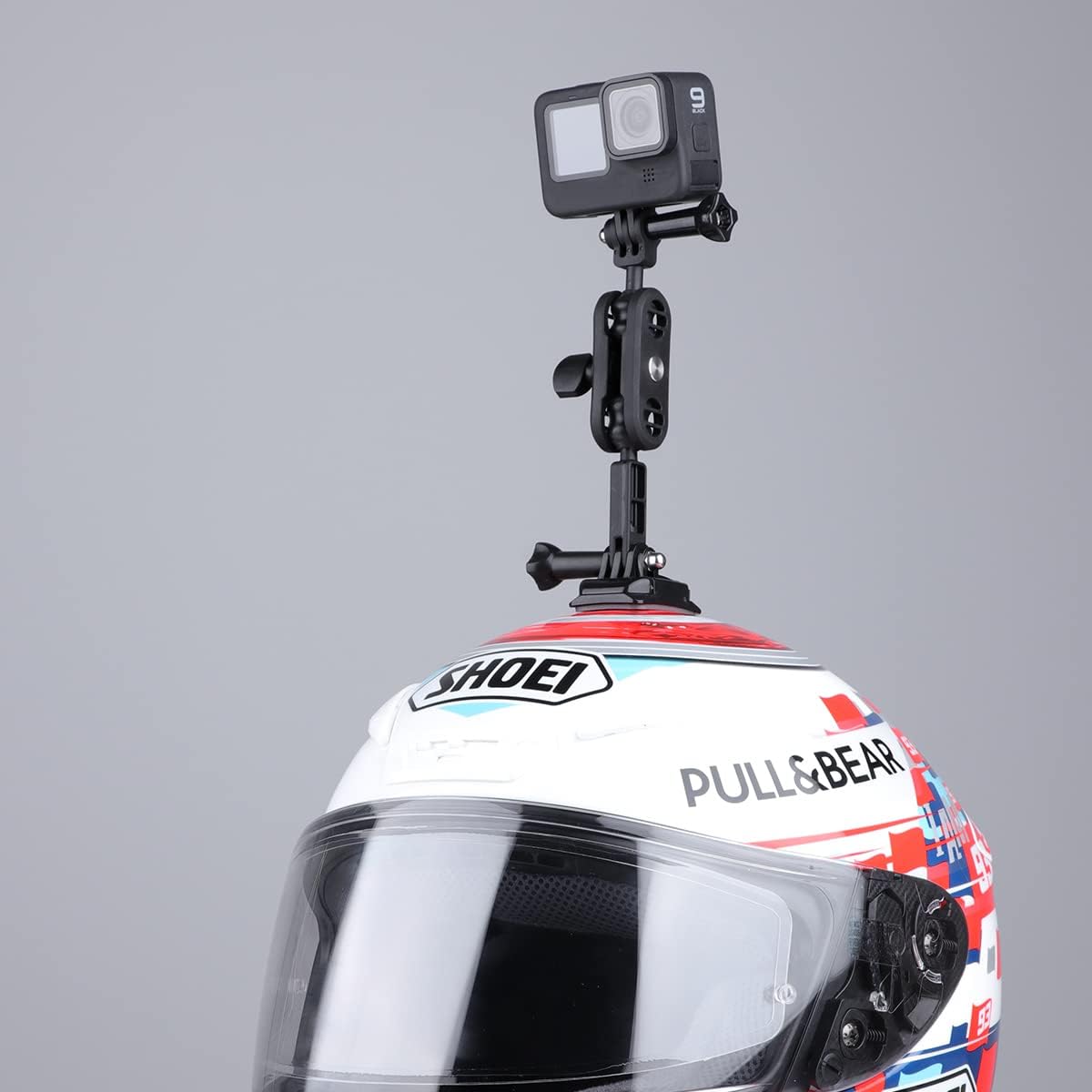 Motorcycle Helmet Chin 360° Double Ball Head Mount Kit for GoPro Hero Z352072