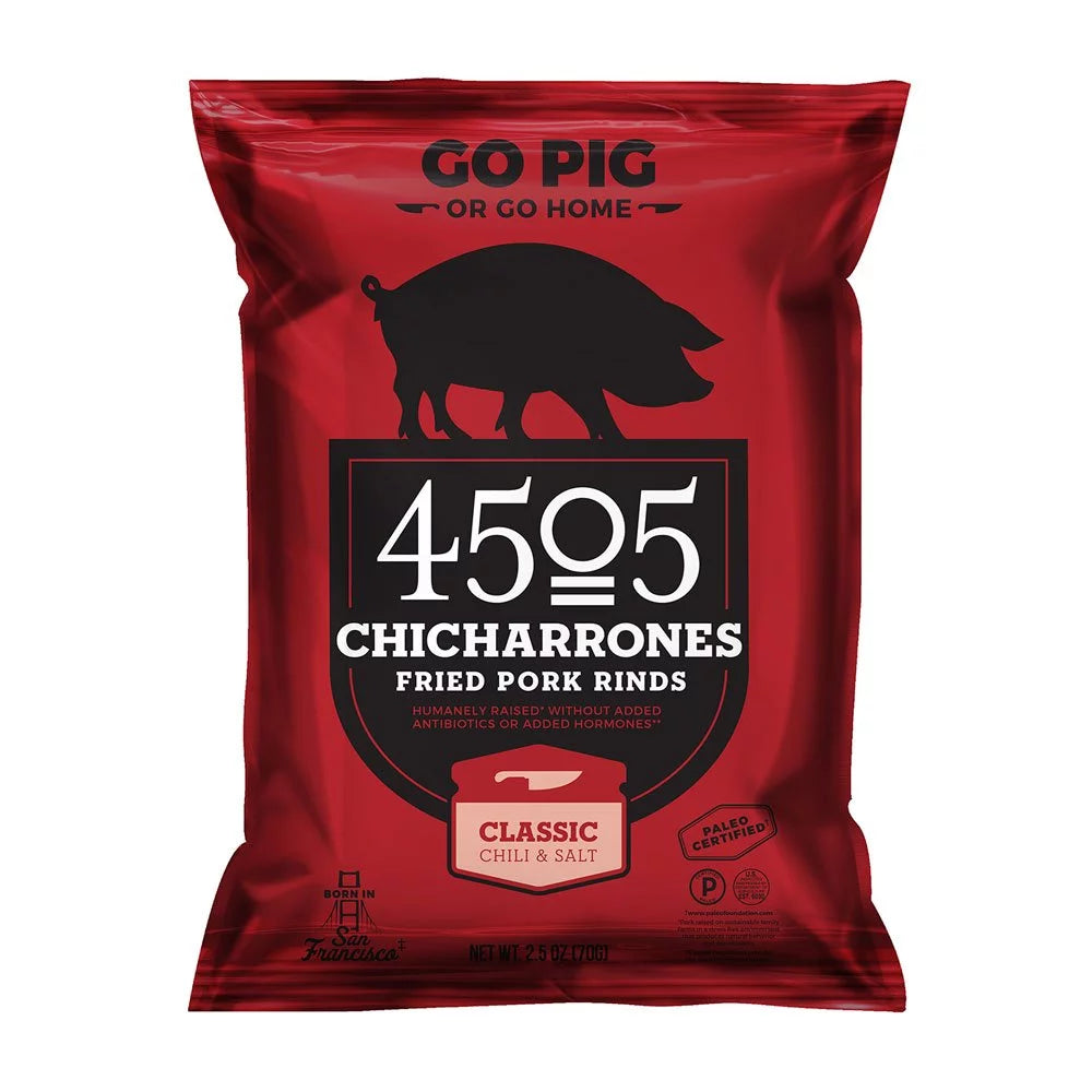 2.5 oz Pack of 3 Fried Pork Rinds Z48732