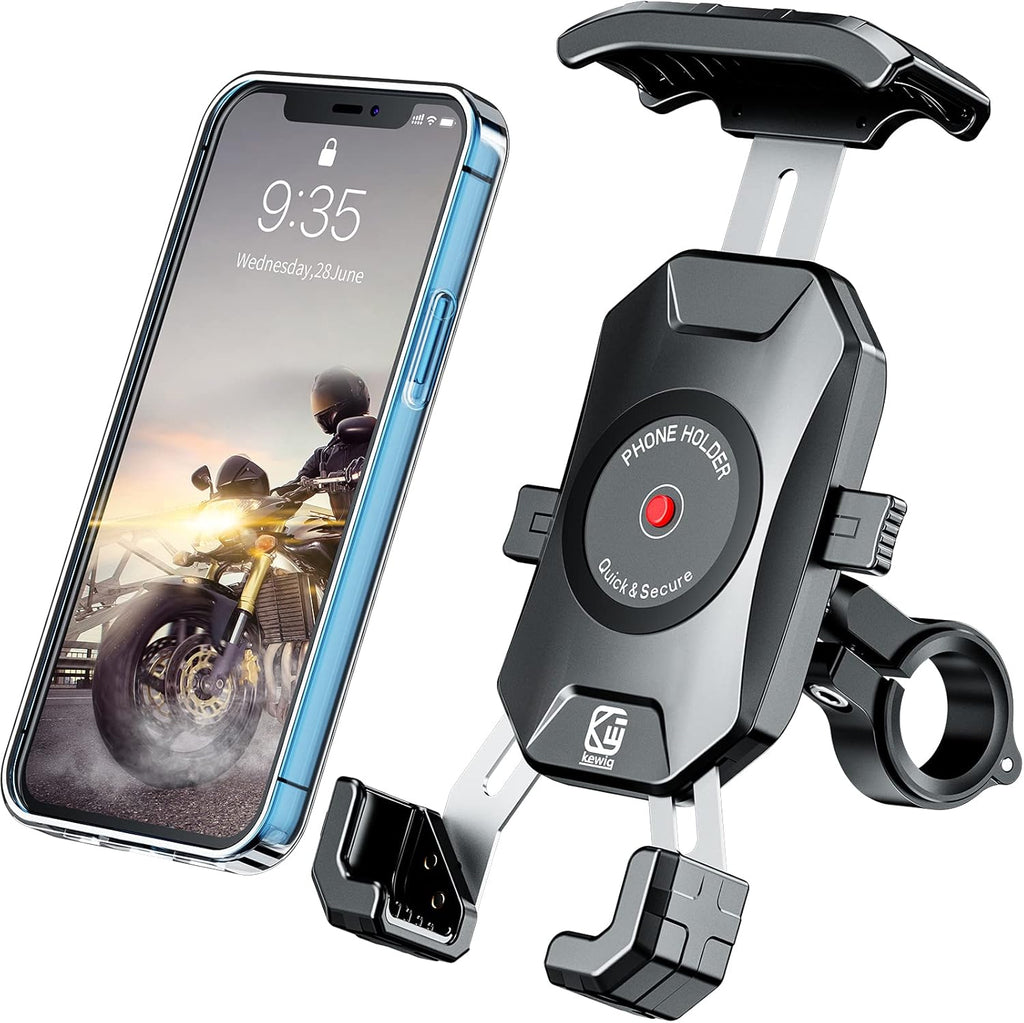 Aluminum Alloy Motorcycle Phone Mount for 4''-7'' Smartphones V2849