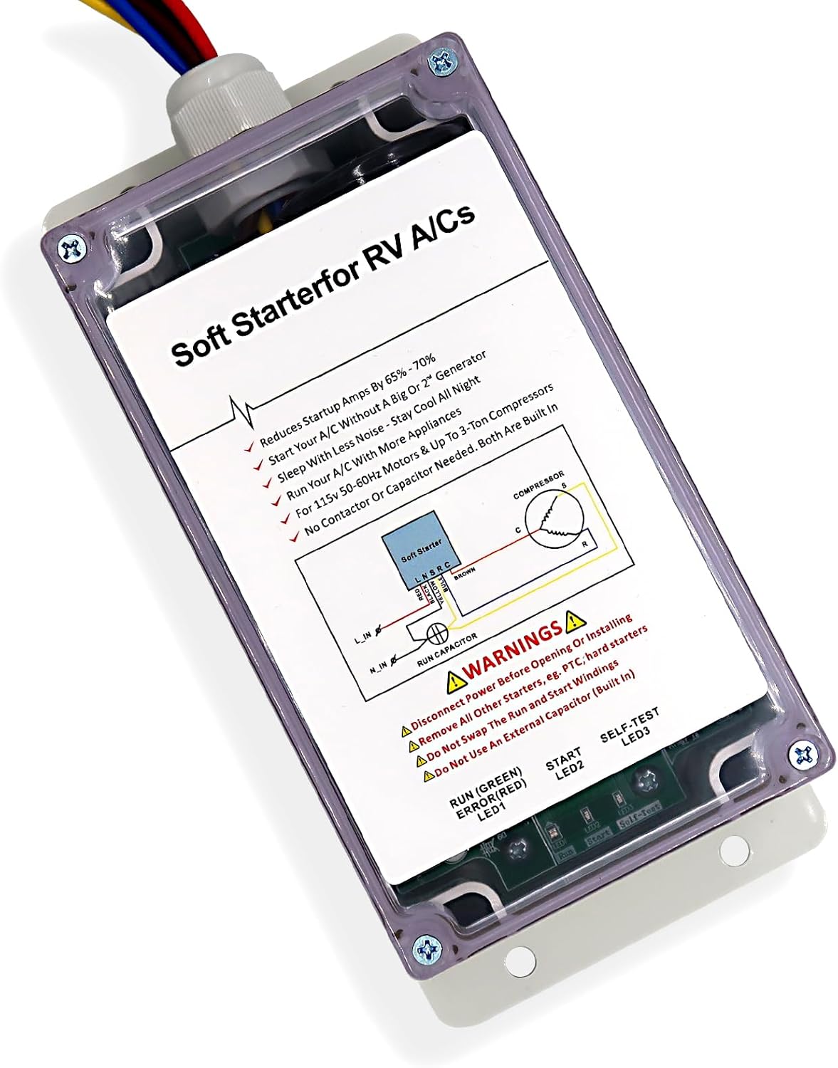 Soft starters for RV air conditioners O30074
