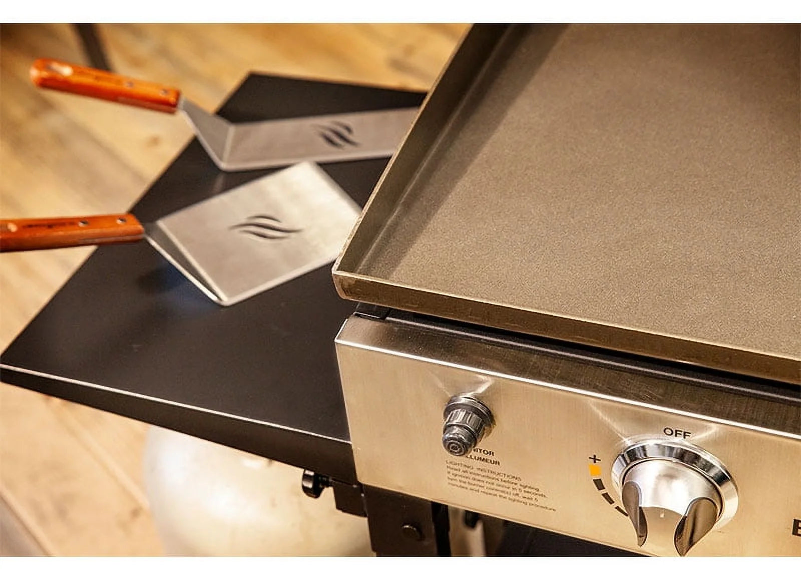 2-Burner 28" Griddle Cooking Station with Stainless Steel X584