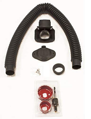 50 Gallon Black Rain Barrel with Diverter Kit J2697