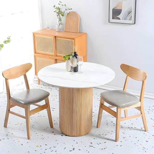 Pine Wood Round Dining Table C9021