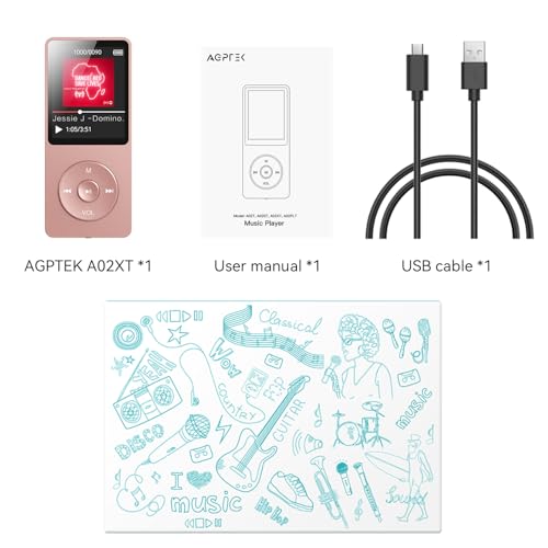 MP3 Player with Bluetooth, 1.8 inch Screen, 32GB F97719