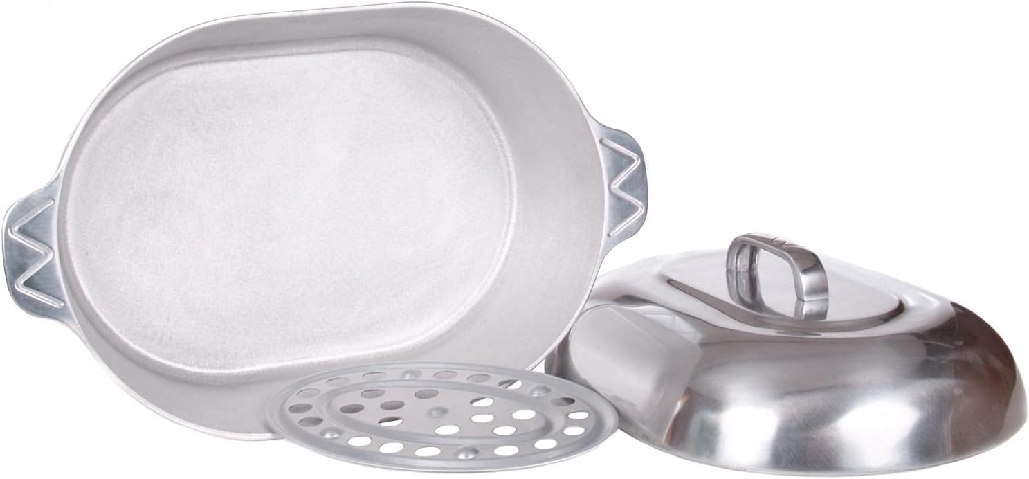 18-Inch Oval Aluminum Roaster C1506