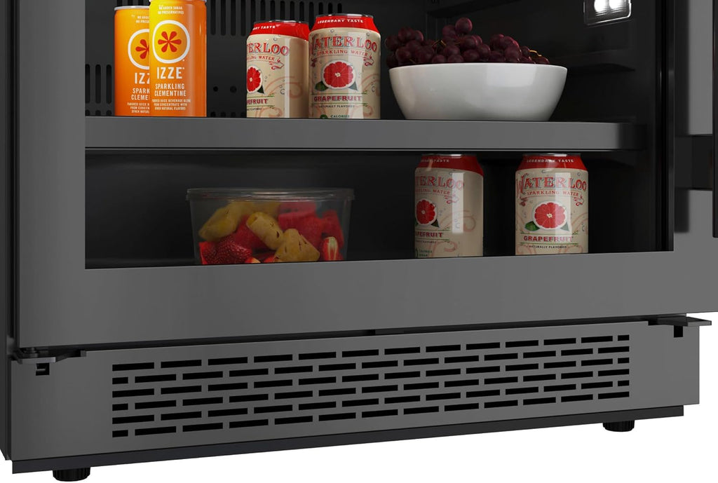 24 Inch Wide 140 Can Beverage Center with LED Lighting K4506