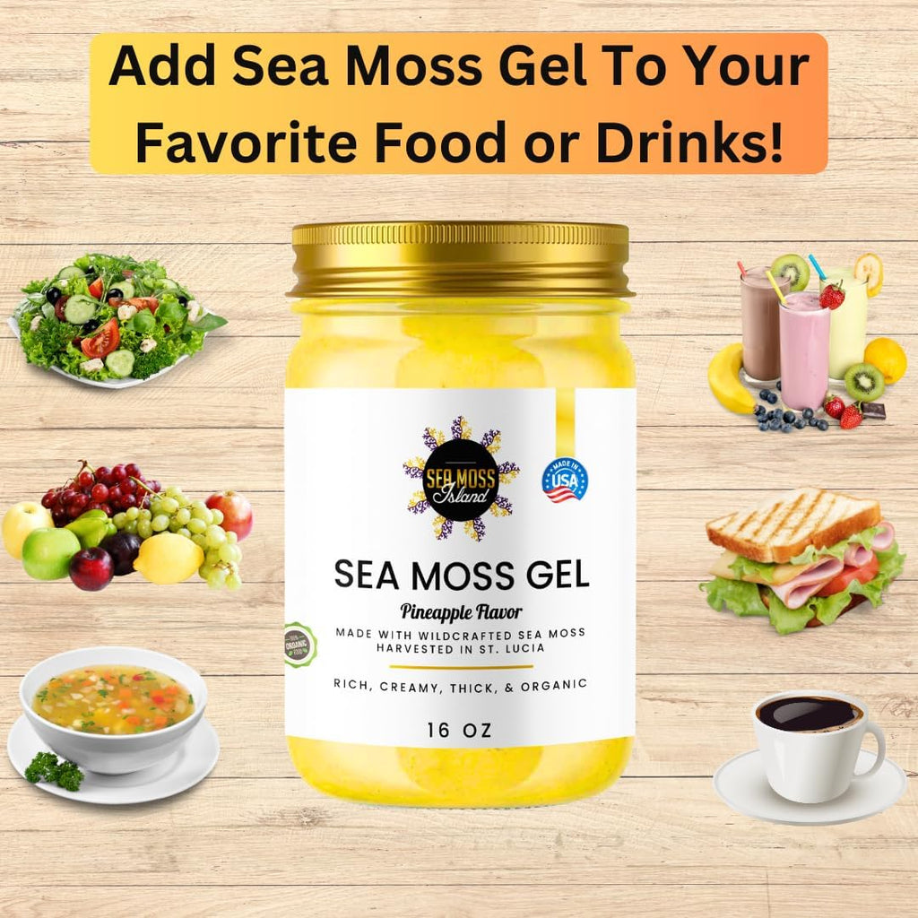 Organic Wildcrafted Irish Seamoss Gel M95034