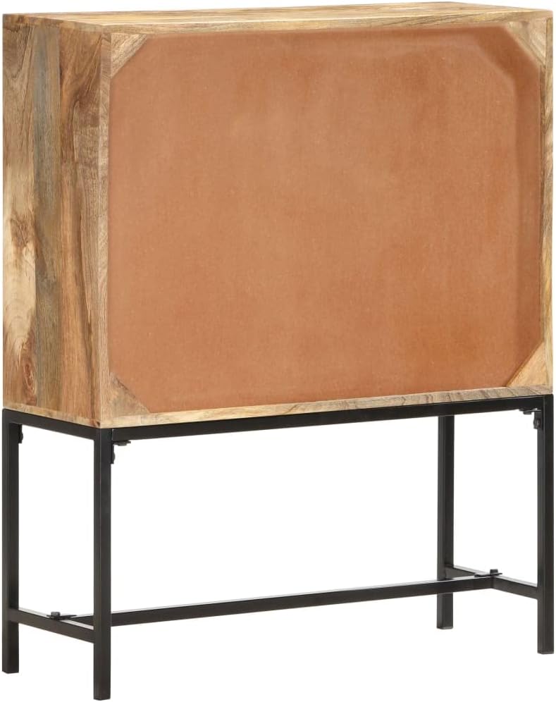 Solid Mango Wood Highboard 31.5"x11.8"x39.4" M51702