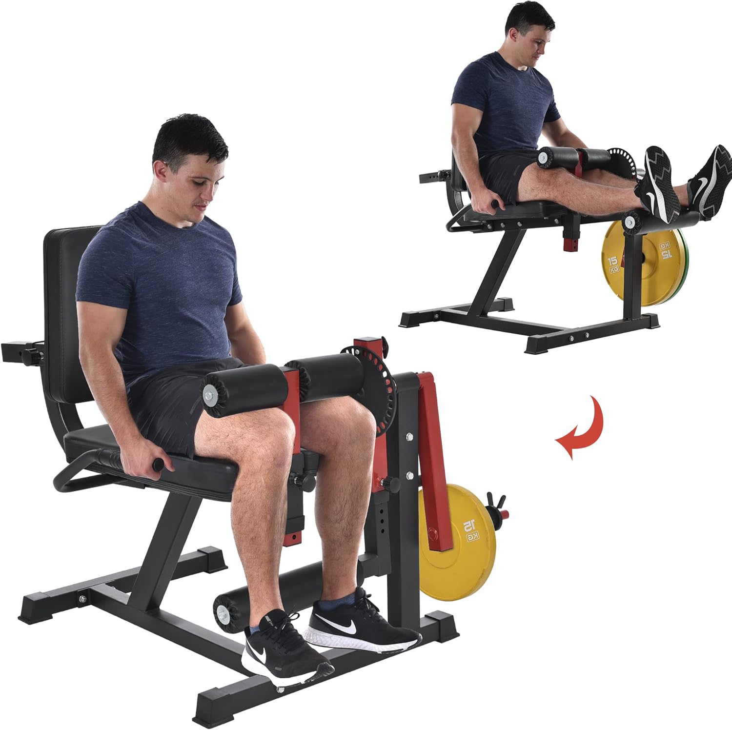 Adjustable Leg Extension and Curl Machine L72853