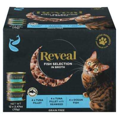 Grain Free Fish Selection in Broth Wet Cat Food L14471