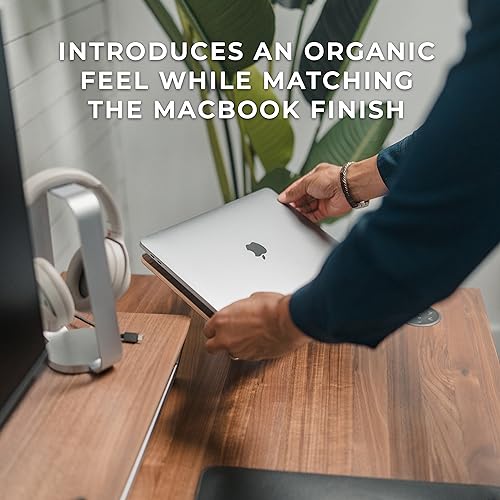 Black Walnut Wood Laptop Stand M827015