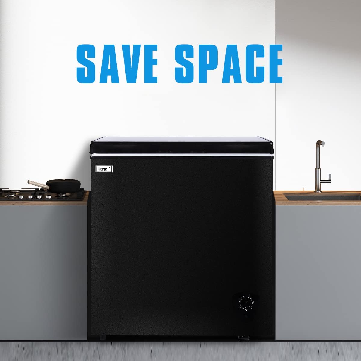 5.0 Cubic Top Open Door Chest Freezer with Removable Storage Basket M72870