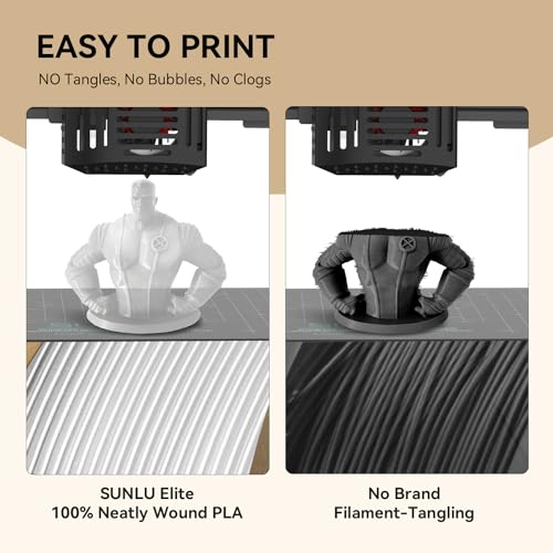 Black PLA+ 1.75mm 1KG 3D Printer Filament T481