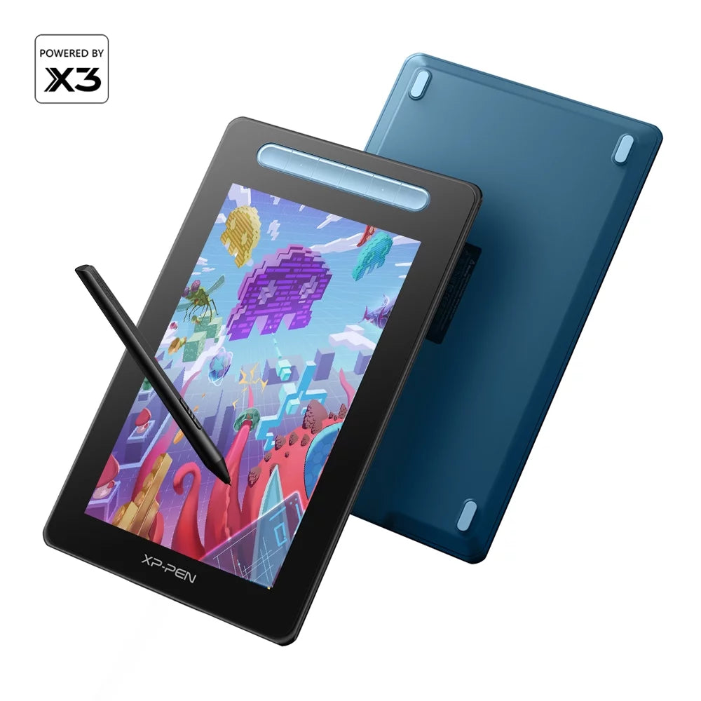 Blue Graphics Tablet with Screen Drawing Tablet U16706