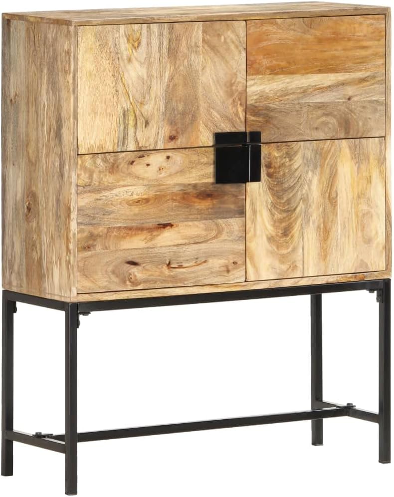 Solid Mango Wood Highboard 31.5"x11.8"x39.4" M51702