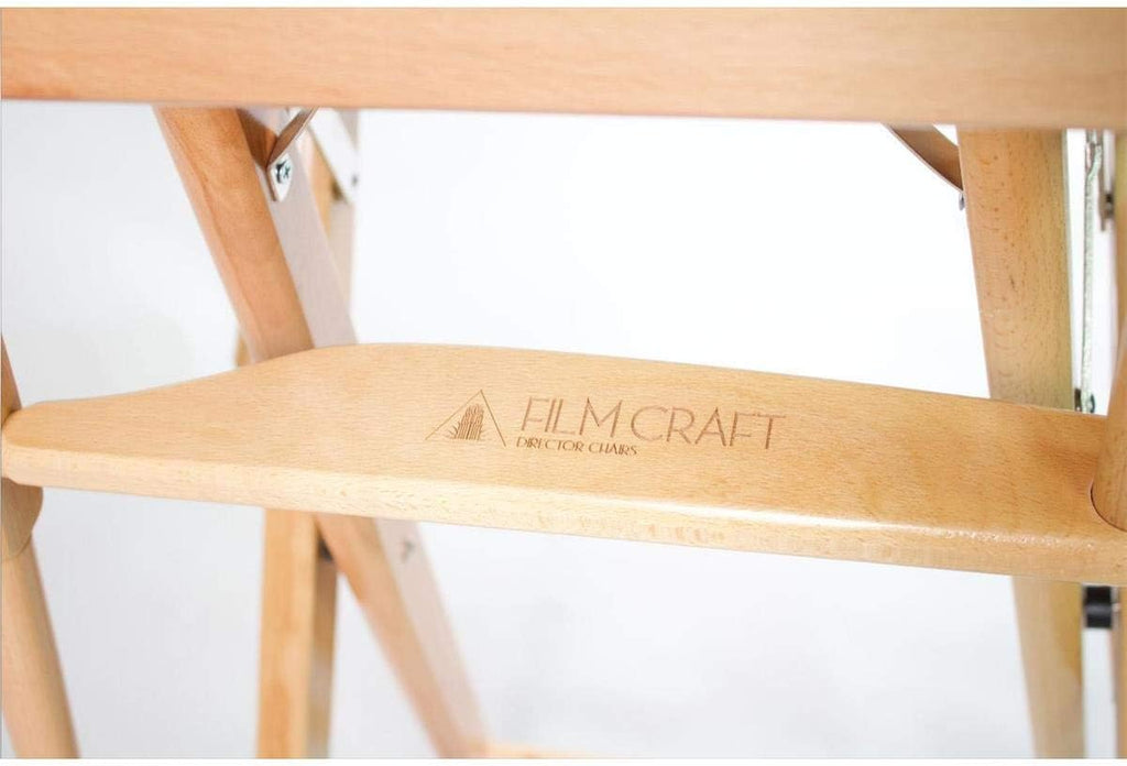 Natural Finish Blue Canvas Director's Chair T290