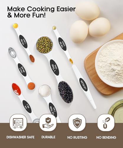Set of 15 Stainless Steel Measuring Cups and Spoons C28742