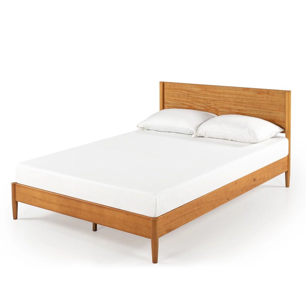 Full Wood Platform Bed Frame V8885
