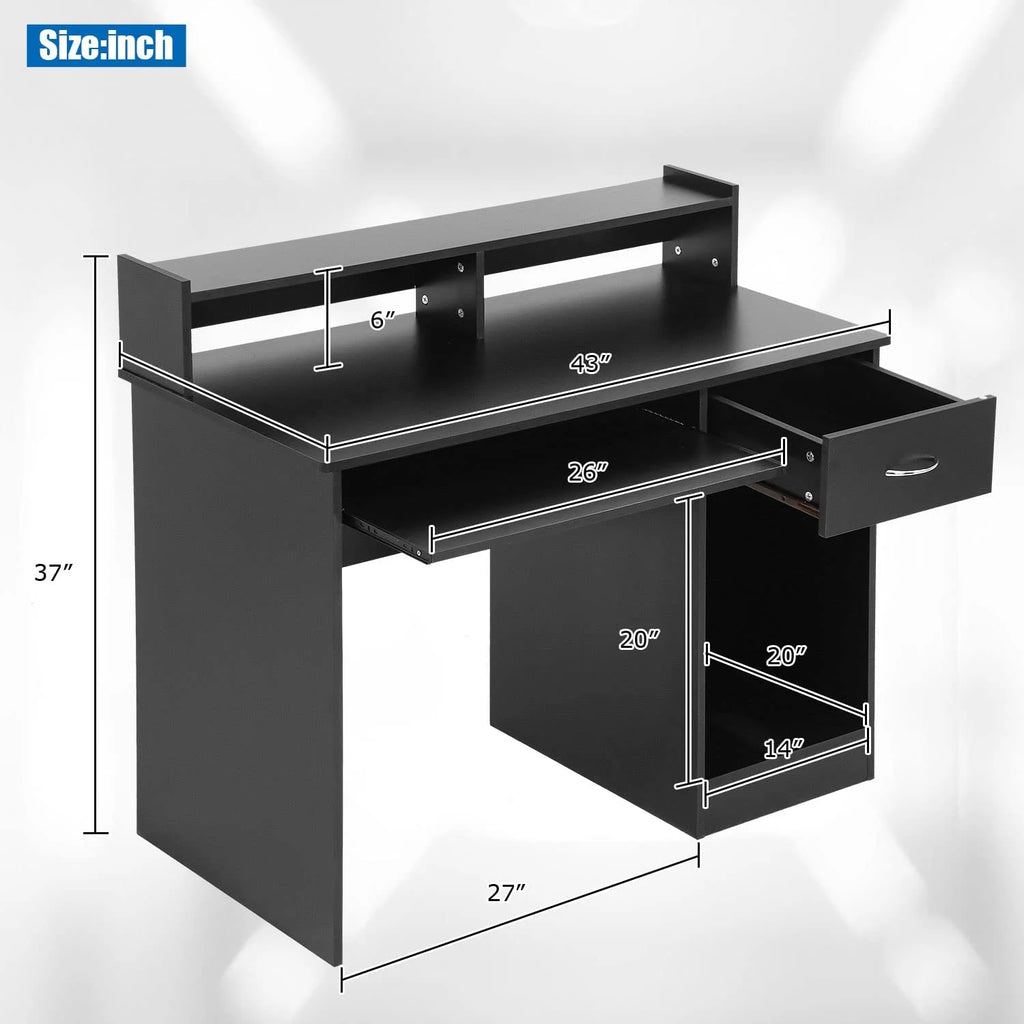 Small Desk with Drawer and Keyboard Tray I8460