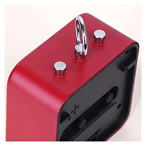 Small Digital Desk Clock with Square Metal Case J759