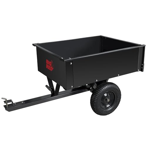 Heavy Duty Steel Dump Cart, 450lbs, 10 cu.ft Capacity W1005