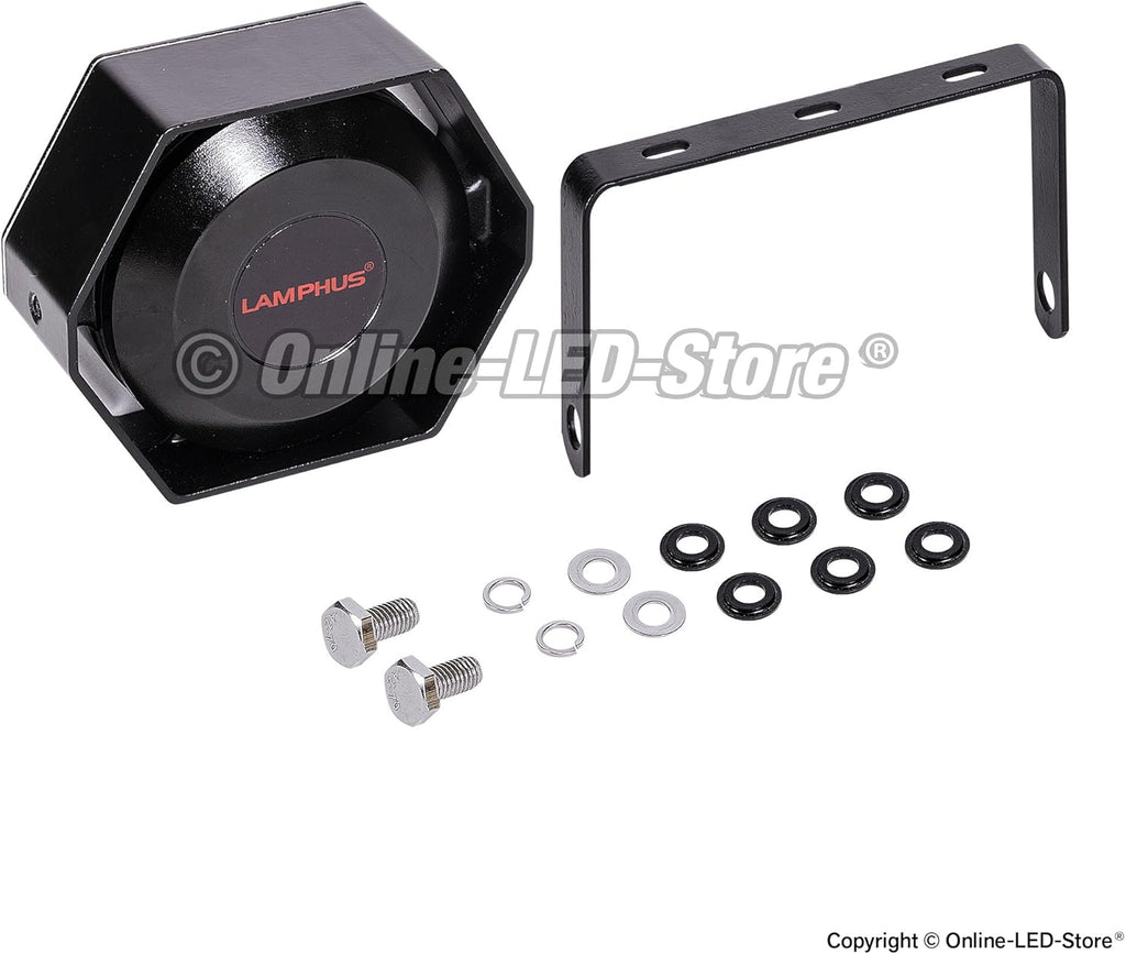 12V 100W Electric Air Horn Kit with Slim Speaker Q544013