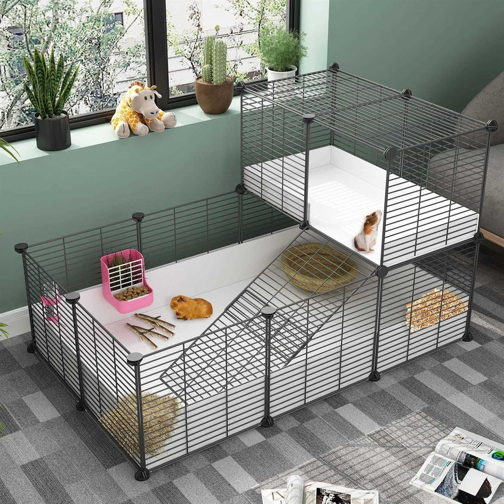 Guinea Pig Cage with Waterproof Plastic Bottom A8747