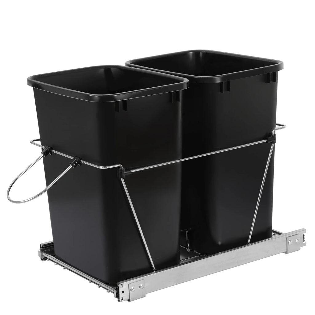 Dual 35Qt Pullout Trash Can A507