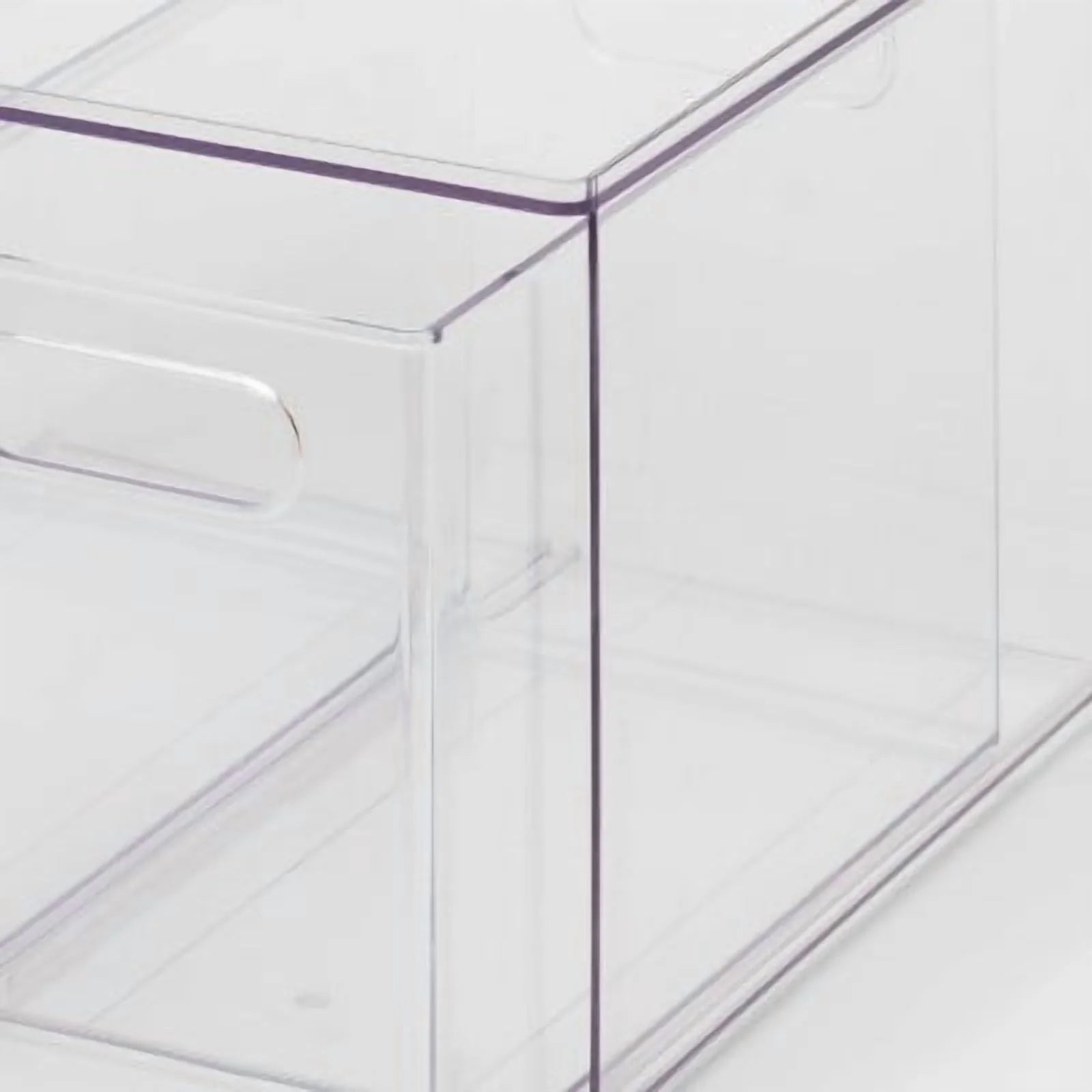 2 Drawer Clear Acrylic Utility Bins V800