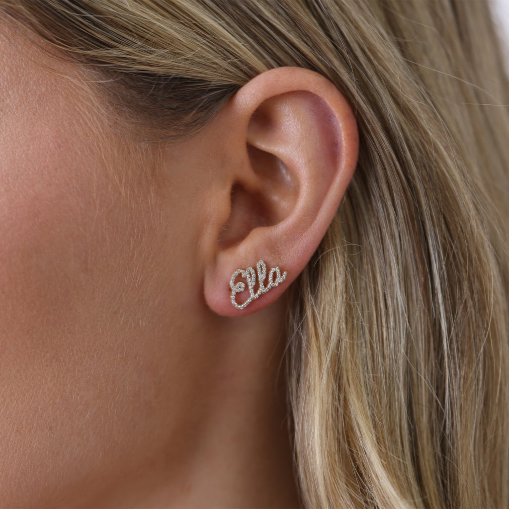 Diamond Name Ear Crawler P33073