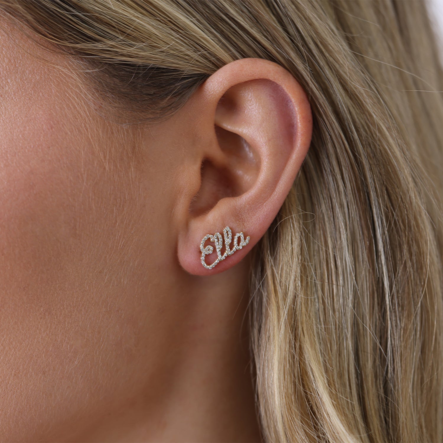 Diamond Name Ear Crawler P33073