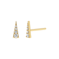 Diamond Spike Stud Earrings E863154