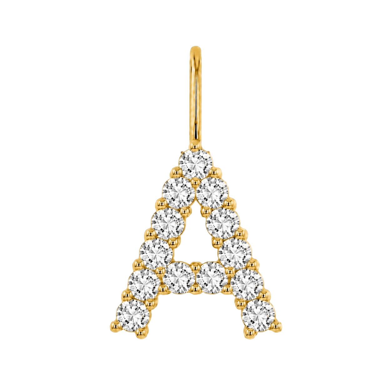 Diamond Initial Charm E118016