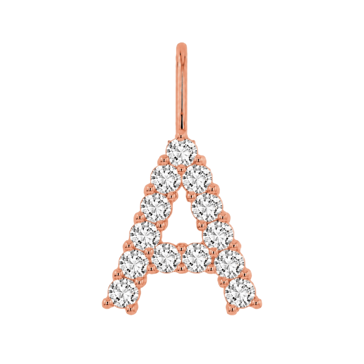 Diamond Initial Charm E118016