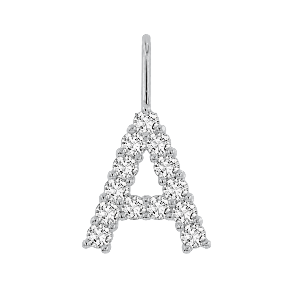 Diamond Initial Charm E118016