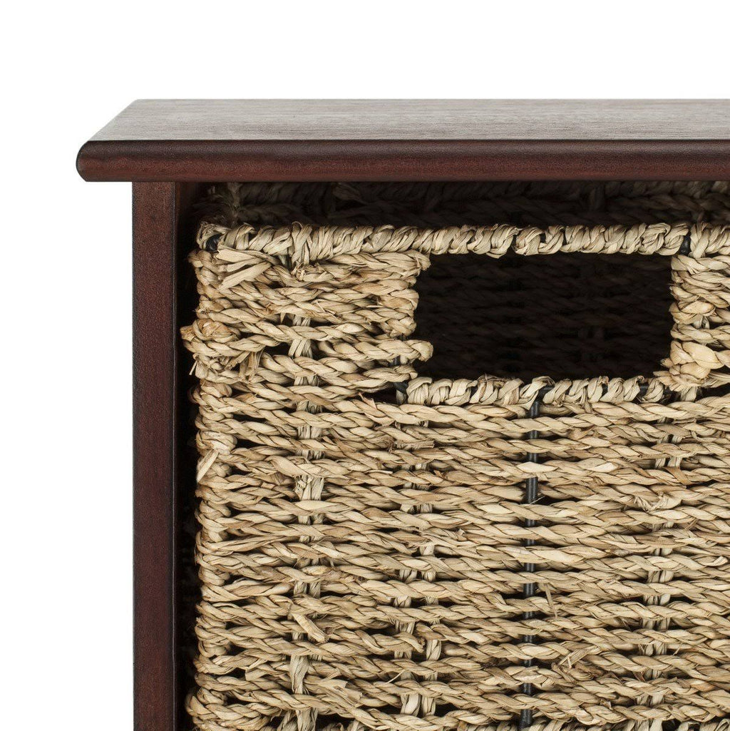 Cherry Hanging 3 Basket Wall Rack W90185