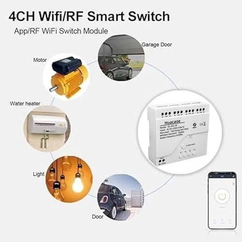 Zigbee 4CH DC7-32V USB 5V Relay Smart Switch Module I5329