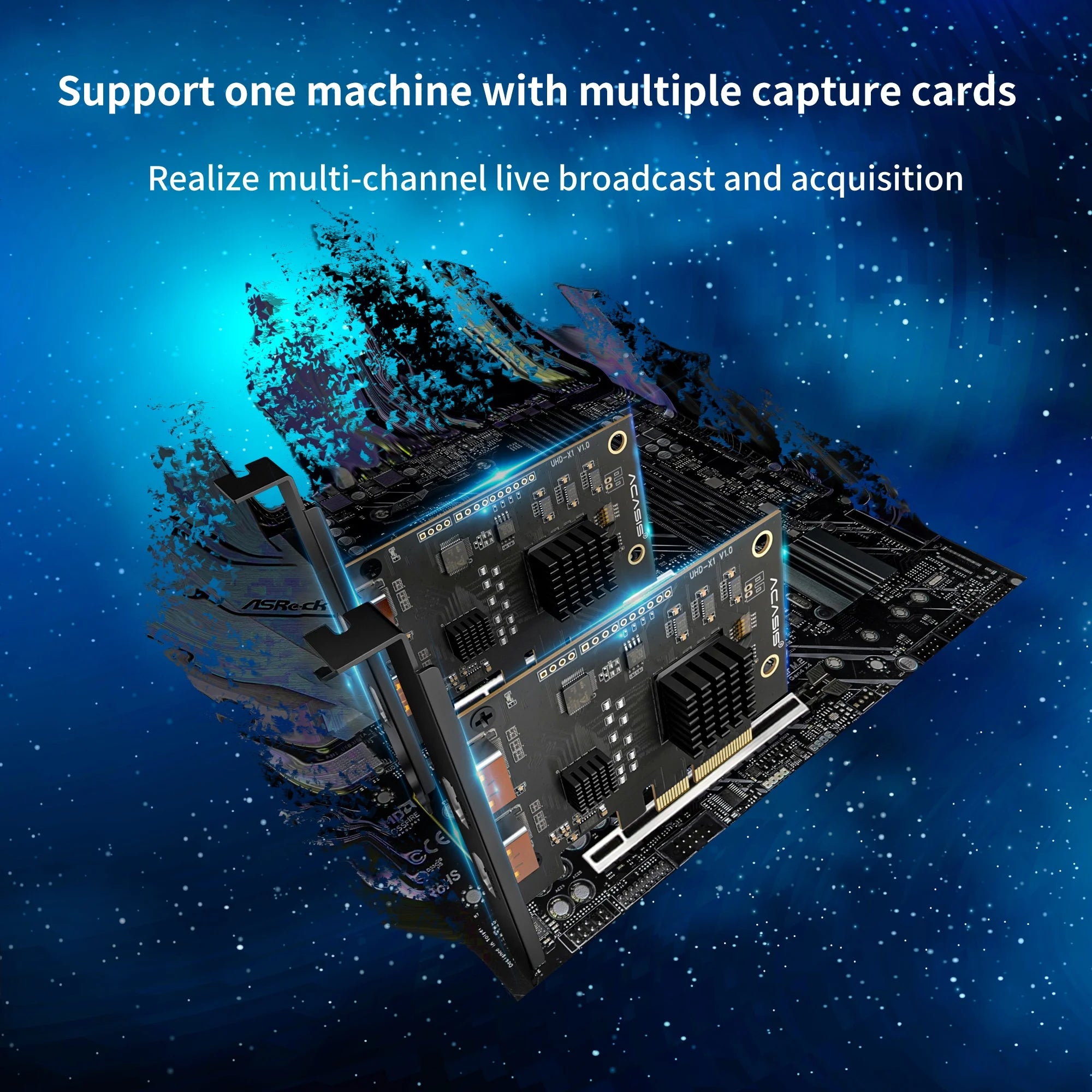 PCIEX4 4K60HZ single-source capture card F6786